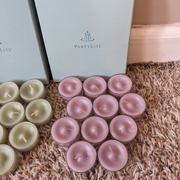 PartyLite Tea Light Candle Sets - Blackberry Sage & Wild Fern - Picture 4 of 5